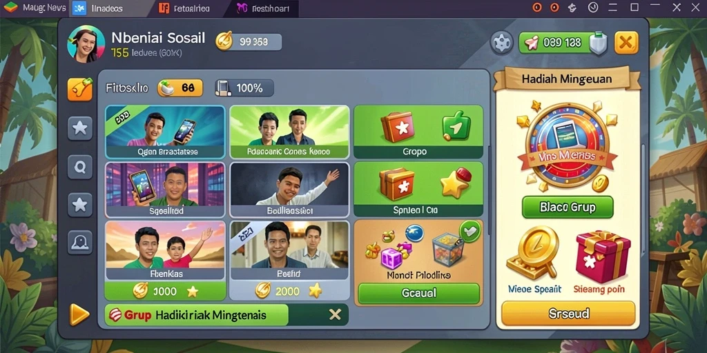 Mode multiplayer yang seru untuk bermain bersama teman.
