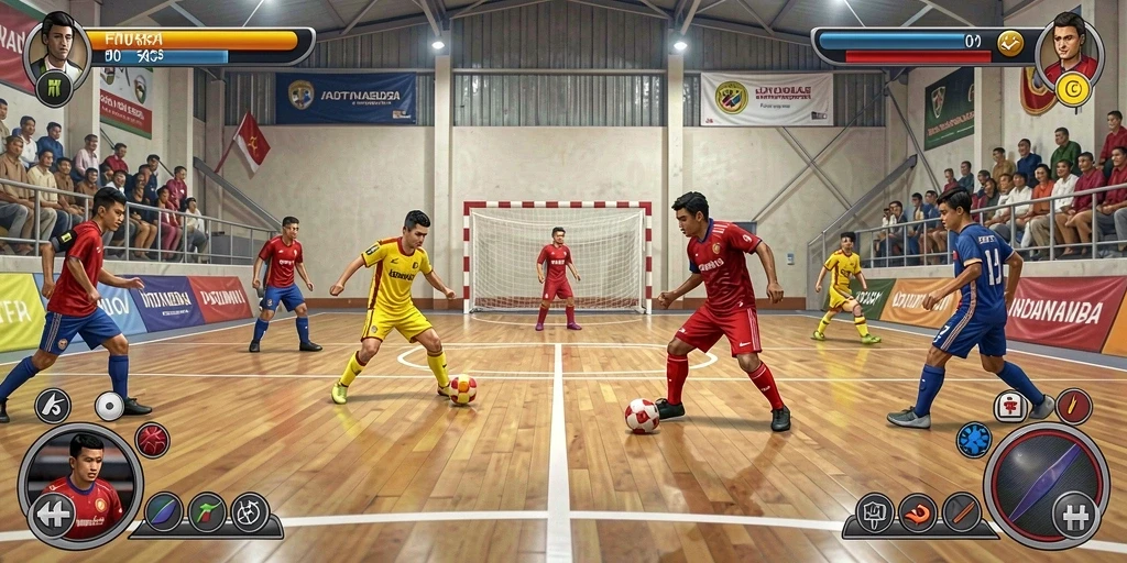 Tangkapan layar ini menunjukkan berbagai level dalam permainan.