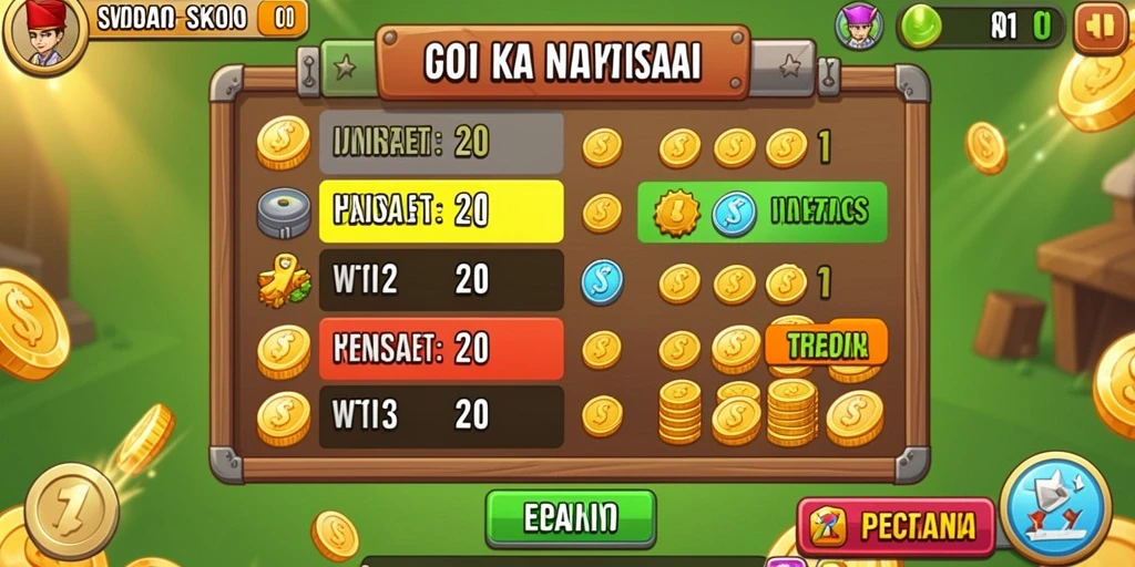 Tangkapan layar menampilkan antarmuka permainan yang ramah pengguna.